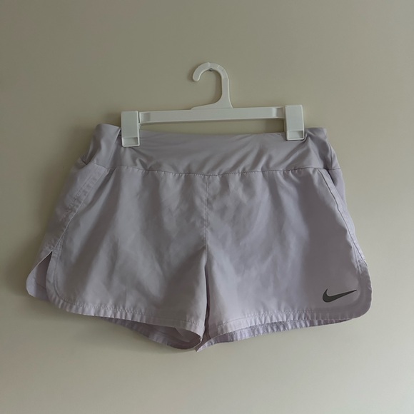 Women’s Dri-Fit Nike Running Shorts - Lavender - Size Medium - Picture 1 of 2